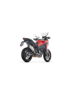 Silencieux d'échappement ARROW Veloce en titane noir avec embout carbone - non homologué - DUCATI MULTISTRADA V2 / V2S 2025-2026 2