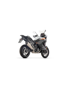 Silencieux d'échappement ARROW Sonora en inox noir avec embout carbone - homologué CE - KTM 1390 SUPERADVENTURE S / R 2025-2026 2