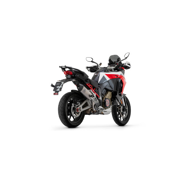 Silencieux d'échappement ARROW Veloce en titane avec embout carbone - homologué CE - DUCATI MULTISTRADA V4 1100 2021-2024