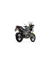 Silencieux d'échappement ARROW Veloce en aluminium noir avec embout carbone - homologué CE - TRIUMPH TIGER 1200 2022-2026