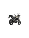 Silencieux ARROW Veloce en aluminium noir avec embout carbone - homologué CE - TRIUMPH TIGER 900 2020-2023 - TIGER 850 2020-2024