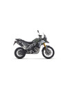 Silencieux ARROW Veloce en aluminium noir avec embout carbone - homologué CE - TRIUMPH TIGER 900 GT / GT PRO 2024-2026