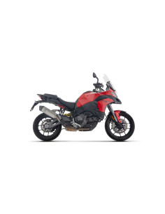 Silencieux d'échappement ARROW Veloce en titane avec embout carbone - homologué CE - DUCATI MULTISTRADA V2 / V2S 2025-2026