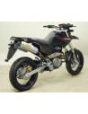 Paire de silencieux ARROW Thunder en aluminium avec embout inox - homologuée CE - HONDA FMX 650 2005-2008