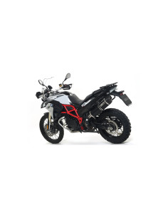 Silencieux d'échappement ARROW Maxi Race-Tech en aluminium noir avec embout carbone - homologué CE - BMW (réf. 72612AKN) 2