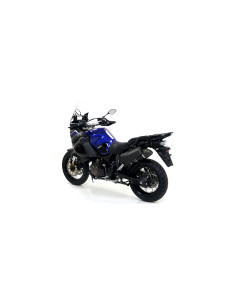 Silencieux ARROW Maxi Race-Tech en aluminium noir avec embout carbone - homologué CE - YAMAHA XT 1200Z SUPER TÉNÉRÉ 2010-2020 2