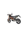 Silencieux ARROW Race-Tech en titane embout carbone - homologué - KTM 690 SMC R - 690 ENDURO R 2019-24 / GAS GAS ES 700 2022-24