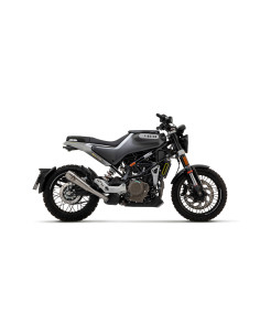 Silencieux d'échappement ARROW Pro-Race en nichrome noir - homologué CE - HUSQVARNA SVARTPILEN / VITPILEN 401 2020-2023