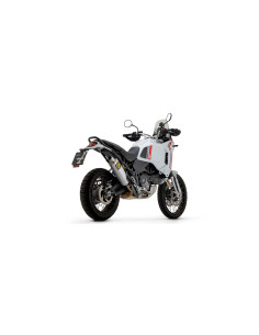 Silencieux d'échappement ARROW Indy Race en aluminium avec embout inox - homologué CE - DUCATI DESERT X 950 2022-2025 2