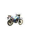 Silencieux d'échappement ARROW Paris-Dakar Replica - homologué CE - SUZUKI DR 600 R/S 1985-1990