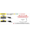 Silencieux d'échappement ARROW Indy Race en aluminium noir avec embout inox - homologué CE - SUZUKI V-STROM 800DE / SE 2023-2026