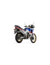 Silencieux d'échappement ARROW Paris-Dakar Replica en inox - homologué CE - HONDA XRV 650 AFRICA TWIN 1988-1989