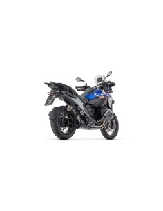 Silencieux d'échappement ARROW Indy Race EVO en aluminium noir avec embout inox - homologué CE - BMW (réf. 72651AON) 2