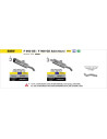 Silencieux d'échappement ARROW Indy Race EVO en titane avec embout inox - homologué CE - BMW