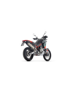 Silencieux d'échappement ARROW Indy Race EVO en titane avec embout inox - homologué CE - APRILIA TUAREG 660 2022-2026 2