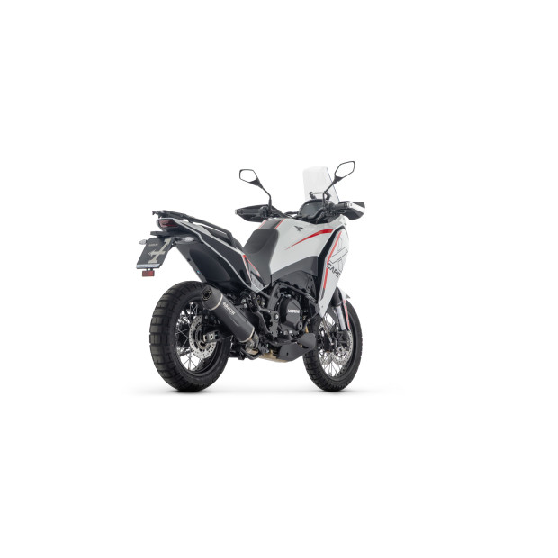 Silencieux d'échappement ARROW Indy Race EVO en aluminium avec embout carbone - homologué CE - MOTO MORINI X-CAPE 700 2025-2026