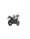 Silencieux ARROW Indy Race EVO en aluminium noir avec embout carbone - homologué CE - MOTO MORINI X-CAPE 700 2025-2026