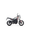 Silencieux ARROW Indy Race EVO en aluminium noir avec embout inox - homologué CE - MOTO MORINI X-CAPE 700 2025-2026
