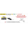 Silencieux d'échappement ARROW Icon en titane avec embout carbone - homologué CE - FANTIC MOTOR XEF / XMF 125 2025-2026