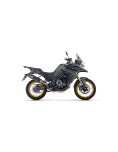 Silencieux d'échappement ARROW Indy Race en aluminium noir avec embout carbone - homologué CE - VOGE VALICO 525DSX 2023-2026