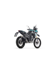 Silencieux ARROW Indy Race EVO en alu noir embout inox - homologué CE - KOVE 800X PRO 2024 - 800X PRO / 800X RALLY 2025-2026 2
