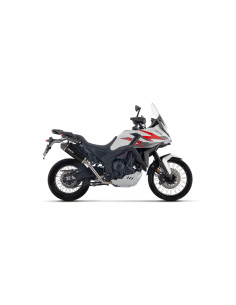 Silencieux d'échappement ARROW Indy Race en aluminium noir avec embout carbone - homologué CE - ZONTES ZT703-F 2025-2026
