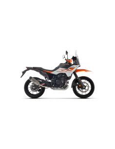 Silencieux d'échappement ARROW Indy Race EVO en titane avec embout carbone - homologué CE - KTM 390 ADVENTURE R / X 2025-2026