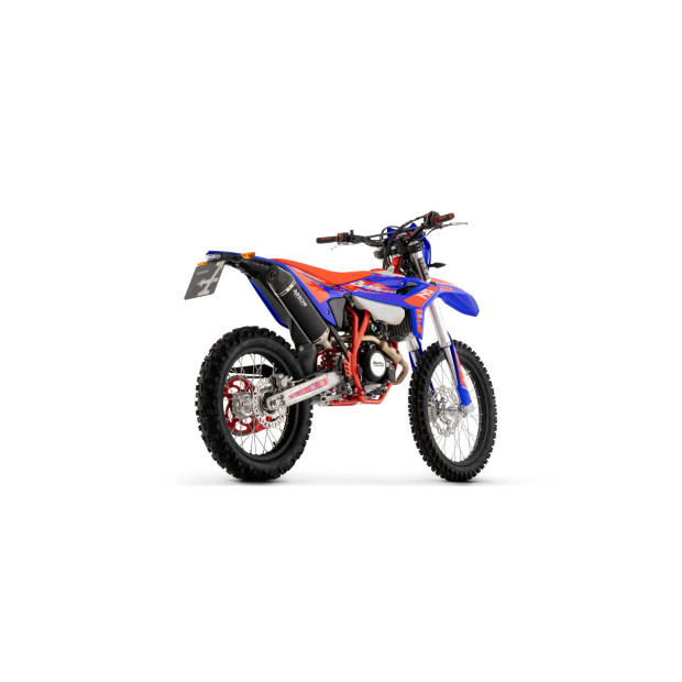 Silencieux ARROW Icon en aluminium noir avec embout carbone - homologué CE - BETA RR 125 4T ENDURO/MOTARD 2024-2026