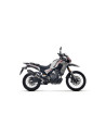 Silencieux ARROW Indy Race en aluminium noir avec embout carbone - homologué CE - MOTO MORINI ALLTHRIKE 450 2025-2026