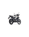 Silencieux ARROW Indy Race en aluminium noir avec embout carbone - homologué CE - MOTO MORINI ALLTHRIKE 450 2025-2026