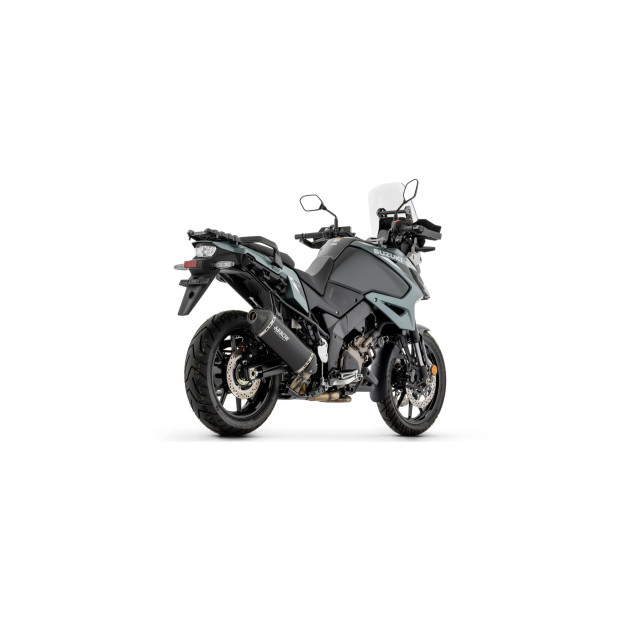 Silencieux d'échappement ARROW Explorer en titane avec embout carbone - homologué CE - SUZUKI V-STROM 1050 2025-2026