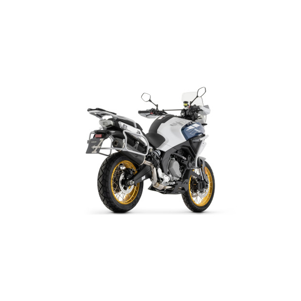 Silencieux d'échappement ARROW Indy Race EVO en titane avec embout carbone - homologué CE - CF MOTO 700MT ADVENTURE 2025-2026