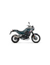 Silencieux d'échappement ARROW Explorer en aluminium noir avec embout carbone - homologué CE - KAWASAKI KLE 500 2026