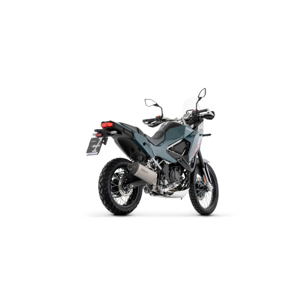 Silencieux d'échappement ARROW Explorer en titane avec embout carbone - homologué CE - KAWASAKI KLE 500 2026
