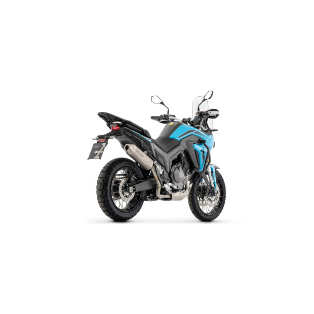 Silencieux d'échappement ARROW Indy Race EVO en titane avec embout inox - homologué CE - MORBIDELLI T502X 2026