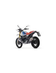 Silencieux d'échappement ARROW Explorer en aluminium noir avec embout carbone - homologué CE - BMW R 12 G/S 2025-2026 2