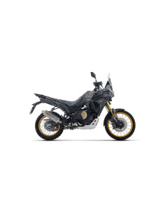 Silencieux ARROW Indy Race EVO en aluminium noir avec embout inox - homologué CE - VOGE VALICO 800DSX RALLY 2025-2026 2