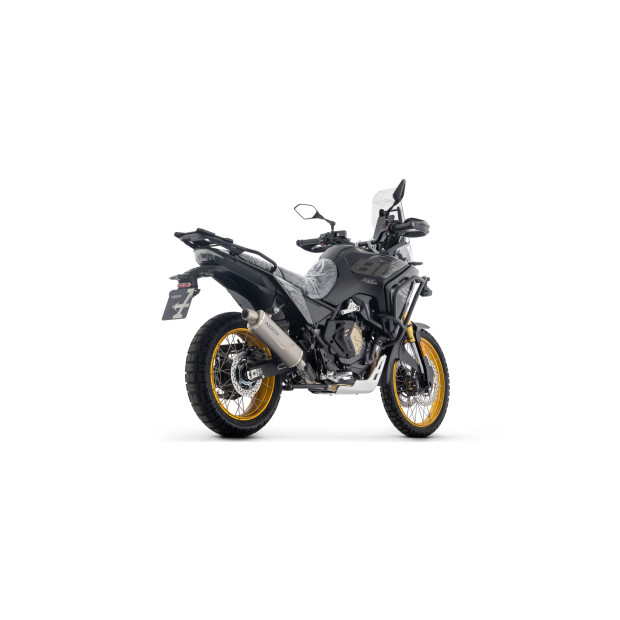 Silencieux d'échappement ARROW Indy Race EVO en titane avec embout inox - homologué CE - VOGE VALICO 800DSX RALLY 2025-2026