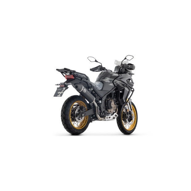 Silencieux d'échappement ARROW Indy Race en aluminium noir avec embout carbone - homologué CE - VOGE VALICO 625DSX 2025-2026
