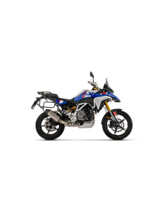 Silencieux d'échappement ARROW Indy Race EVO en aluminium noir avec embout carbone - homologué CE - BMW F 450 GS 2026