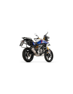Silencieux d'échappement ARROW Indy Race EVO en aluminium noir avec embout carbone - homologué CE - BMW F 450 GS 2026 2