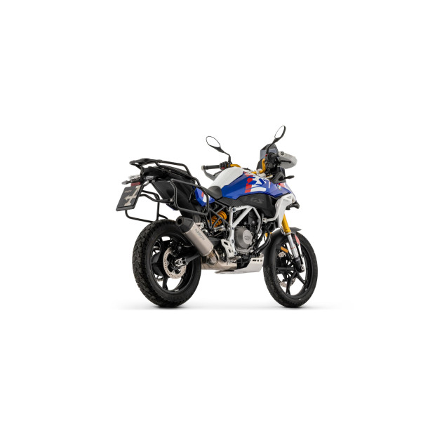 Silencieux d'échappement ARROW Indy Race EVO en aluminium noir avec embout carbone - homologué CE - BMW F 450 GS 2026