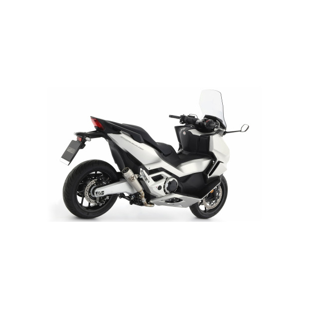 Silencieux d'échappement ARROW Pro-Race en nichrome noir - homologué CE - HONDA FORZA 750 2021-2024