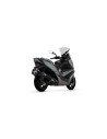 Silencieux d'échappement ARROW Urban en aluminium noir avec embout inox noir - homologué CE - KYMCO XCITING 400I S 2021-2024