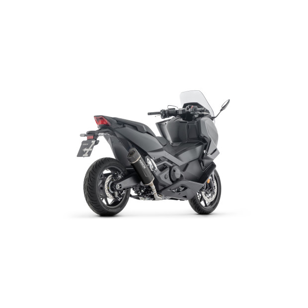 Silencieux d'échappement ARROW Indy Race EVO version courte en titane embout carbone - homologué CE - HONDA FORZA 750 2021-2026