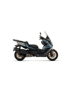Silencieux d'échappement ARROW Sonora en inox noir avec embout carbone - homologué CE - BMW C 400 GT / X 2025-2026