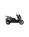 Silencieux d'échappement ARROW Sonora en inox noir avec embout carbone - homologué CE - BMW C 400 GT / X 2025-2026