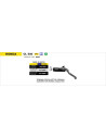 Silencieux d'échappement ARROW Rebel en inox noir avec embout carbone - homologué CE - HONDA CL 500 2023-2024