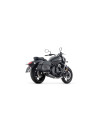 Silencieux d'échappement ARROW Rebel en inox noir avec embout carbone - homologué CE - KAWASAKI VULCAN S 650 2025-2026