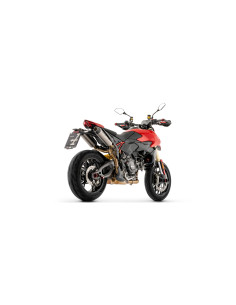 Paire de silencieux ARROW Round-Sil racing en titane avec embout carbone - non homologuée - DUCATI HYPERMOTARD V2 / V2 SP 2026 2